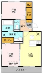 ラ　カルチョの物件間取画像